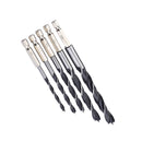 5 Pieces Hexagonal Shank Three Sharp Carpenter Woodworking Drill 4-10mm HSS Twist Drill Bits Set