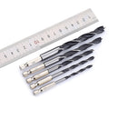 5 Pieces Hexagonal Shank Three Sharp Carpenter Woodworking Drill 4-10mm HSS Twist Drill Bits Set
