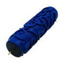 7Inch Embossed Abstract Pattern Paint Roller Brush DIY Wall Decoration Blue