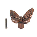 Pack of 10PCS Zinc Alloy Cabinet Wardrobe Drawer Cupboard Knob Pulls with 10 Mounting Screws Copper
