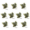 1Bag Zinc Alloy Antique Leaves Handle Drawing Cupboard Door Knobs Cabinet Wardrobe Pull