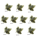 1Bag Zinc Alloy Antique Leaves Handle Drawing Cupboard Door Knobs Cabinet Wardrobe Pull