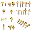1/4" Diameter 1/2" Shank Flute And Bead Router Bit Woodworking Cutting Tools