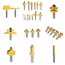 1/4" Diameter 1/2" Shank Flute And Bead Router Bit Woodworking Cutting Tools