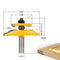 1/2 Inch Shank Router Bit Set Door Woodworking Cutting Carpentry Tool