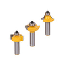 3pcs/set Door Plank Wood Working Tools Curboard Cutter Router Bits 1/2" Shank