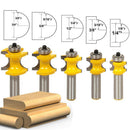 5x Router Bit Set 1/2'' SH Woodworking Tool 3/8'' 5/16'' 1/4'' 3/16'' 1/8'' Radius