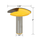 1/2" Shank Small Bowl Router Bit 1.65" Radius 1-3/4" Wide Woodworking Tool