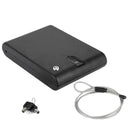 Home Safety & Security Lock Box, Biometric Fingerprint Scanner Box for Jewelry Important Stuff
