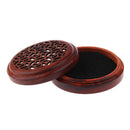Traditional Wooden Incense Stick Holder Box Inlay Cone Burner Ash Catcher