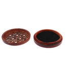 Traditional Wooden Incense Stick Holder Box Inlay Cone Burner Ash Catcher