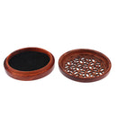 Traditional Wooden Incense Stick Holder Box Inlay Cone Burner Ash Catcher