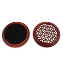 Traditional Wooden Incense Stick Holder Box Inlay Cone Burner Ash Catcher