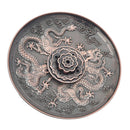 Creative Home Decor Zinc Alloy Chinese Feng Shui GoodLuck Incense Burner Holder Censer Plate NEW