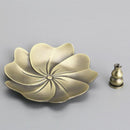 Creative Home Decor Zinc Alloy Chinese Feng Shui GoodLuck Incense Burner Holder Censer Plate NEW