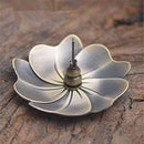 Creative Home Decor Zinc Alloy Chinese Feng Shui GoodLuck Incense Burner Holder Censer Plate NEW