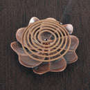 Creative Home Decor Zinc Alloy Chinese Feng Shui GoodLuck Incense Burner Holder Censer Plate NEW