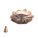 Creative Home Decor Zinc Alloy Chinese Feng Shui GoodLuck Incense Burner Holder Censer Plate NEW