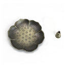 Creative Home Decor Zinc Alloy Chinese Feng Shui GoodLuck Incense Burner Holder Censer Plate NEW