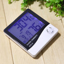 Digital LCD Temperature Humidity Meter Clock Hygrometer Thermometer Dulcet