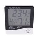 Digital LCD Temperature Humidity Meter Clock Hygrometer Thermometer Dulcet