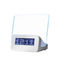 LED Digital Alarm Clock Luminous Fluorescent Message Memo Board Backlight with Highlighter
