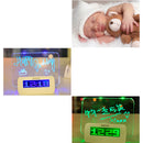 LED Digital Alarm Clock Luminous Fluorescent Message Memo Board Backlight with Highlighter
