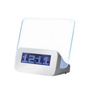 LED Digital Alarm Clock Luminous Fluorescent Message Memo Board Backlight with Highlighter