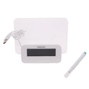 USB LED Light Fluorescent DIY Message Board Digital Alarm Clock Calendar Night Light with Pen