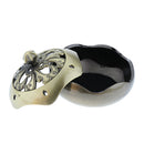 Zen Alloy Incense Burner Tibet Hollow Cover Censer Sandalwood Cone Holder
