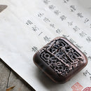 Chinese Incense Censer Sandalwood Tibet Buddhism Burner Holder Bowl - Bamboo