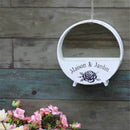 Wall Hanging Wooden Flowerpot Basket Potted Succulent Plant Flower Pot Home Garden Yard Floral Decor