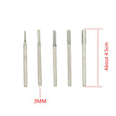 30pieces Diamond Coated Alloy Rotary Pointed Head Burrs Rock Grinding Tool 3mm