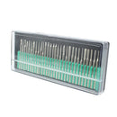 30pieces Diamond Coated Alloy Rotary Pointed Head Burrs Rock Grinding Tool 3mm