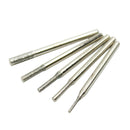 30pieces Diamond Coated Alloy Rotary Pointed Head Burrs Rock Grinding Tool 3mm