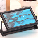 Floating Oil Liquid Bubbler Motion Timer Hour Glass Flowing Sand Drawing