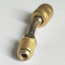 Split Ductless Service Port Adapter Connector, 5/16" SAE Female to 1/4" Sae Male