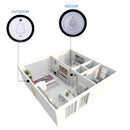 Wireless Doorbell with HD Camera Motion Detection Alarm for IOS / Android EU Plug