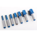 7Pieces Straight Flush Trim Router Bit Set 8mm Shank 6,8, 10,12,14,18, 20mm