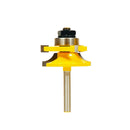 Set of 2Pieces Rail Stile Router Bit Set - Shaker 1/4'' Shank for Woodworking DIY