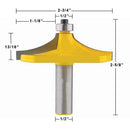 2Pieces Handrail Router Bit Set - Standard/Flute 1/2" Shank