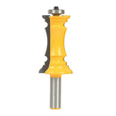 2 Bits Miter Frame Molding Router Bit Set - 1/2'' Shank 3-1/2'' 4-1/2'' Height