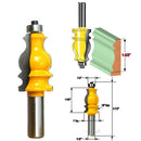 Raised Panel Router Bits -5pc 1/2'' Shank Cove Cabinet Door Woodworking Tool