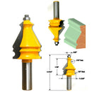 Raised Panel Router Bits -5pc 1/2'' Shank Cove Cabinet Door Woodworking Tool