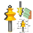 Raised Panel Router Bits -5pc 1/2'' Shank Cove Cabinet Door Woodworking Tool