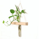 Creative Wall Hanging Clear Glass Vase Flower Planter Bottle Tube Pot Terrarium Decor