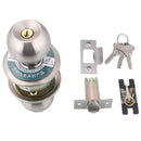 Entry Door Knob Lock Security Entry Cylindrical Latch Rotatable Handle Lock