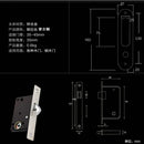 Stainless Steel Invisible Sliding Wood Barn Door Lock Invisible Door Lock Door Latch Indoor Lock