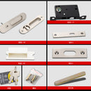 Stainless Steel Invisible Sliding Wood Barn Door Lock Invisible Door Lock Door Latch Indoor Lock