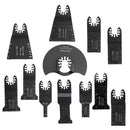 12Pieces Oscillating Saw Blade (Japan Coarse Tooth/ Bi-Metal /Fine Tooth) Blade